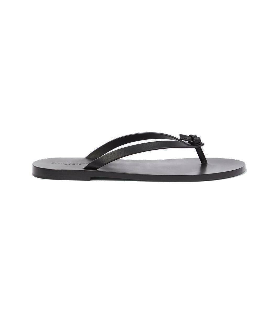 Saint Laurent Black Noah Sandals Saint Laurent