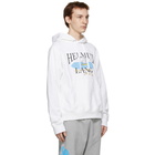 Helmut Lang White Saintwoods Edition HL Ocean Hoodie