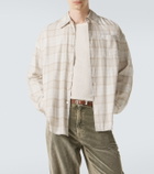 Our Legacy Borrowed plaid cotton flannel shirt