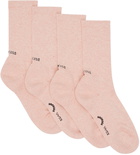 SOCKSSS Two-Pack Pink Socks