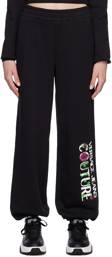 Photo: Versace Jeans Couture Black Roses Lounge Pants