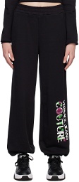 Versace Jeans Couture Black Roses Lounge Pants
