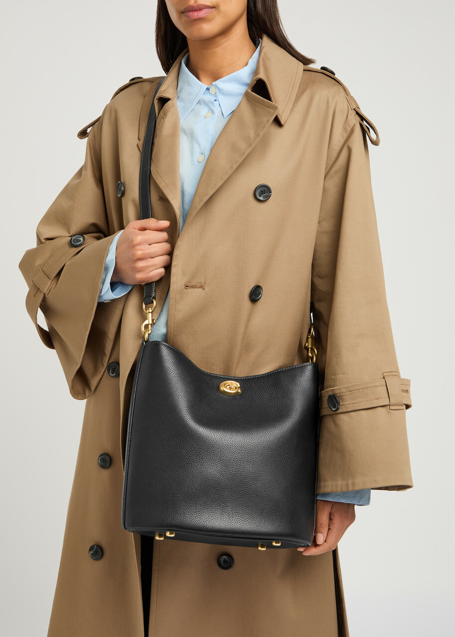 Coach Willow Grained Leather Bucket bag - Black - One Size