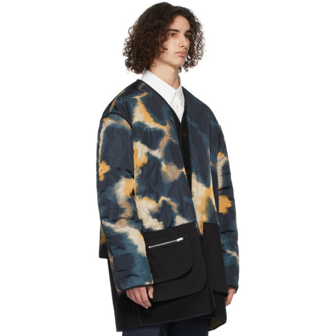 Maison Kitsune Multicolor Army Coat Maison Kitsune