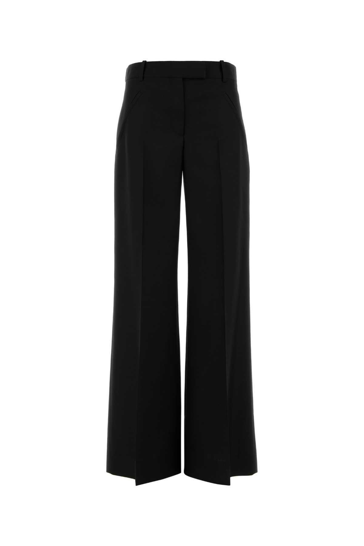 パンツ ALEXANDER MCQUEEN Embroidered Wool Wide-Leg Pant Alexander McQueen Embroidered Wool Wide-leg Pant Alexander