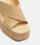 Souliers Martinez Garda raffia sandals