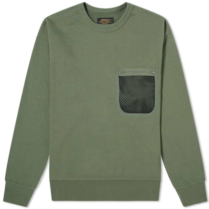 Photo: Carhartt WIP Military Mesh Pocket Sweat