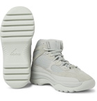 adidas Originals - Yeezy DSRT BT Nubuck, Suede and Mesh Sneakers - White