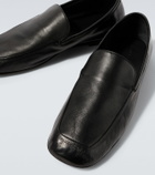 Lemaire Outdoor leather slip-on shoes