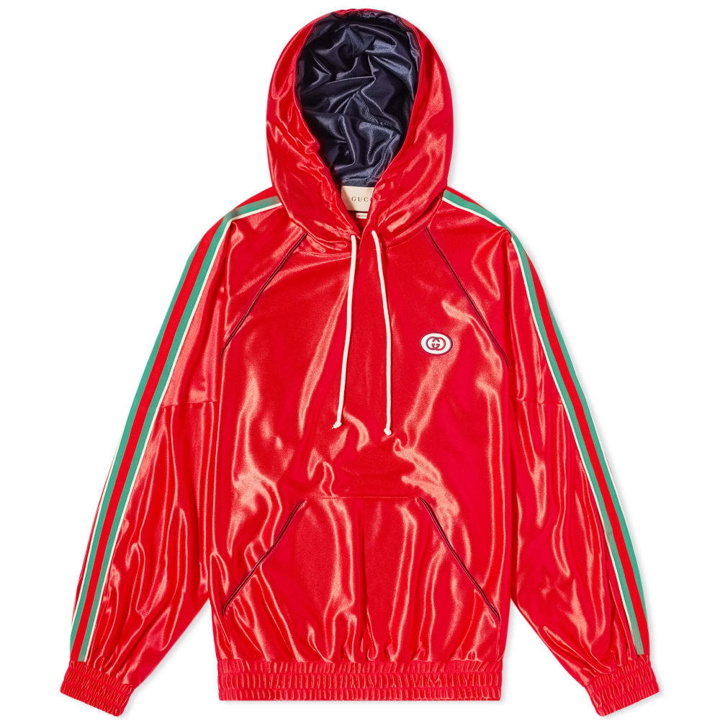 Photo: Gucci Taped Hooded Track Jacket