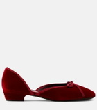 Herbert Levine 24/7 velvet ballet flats
