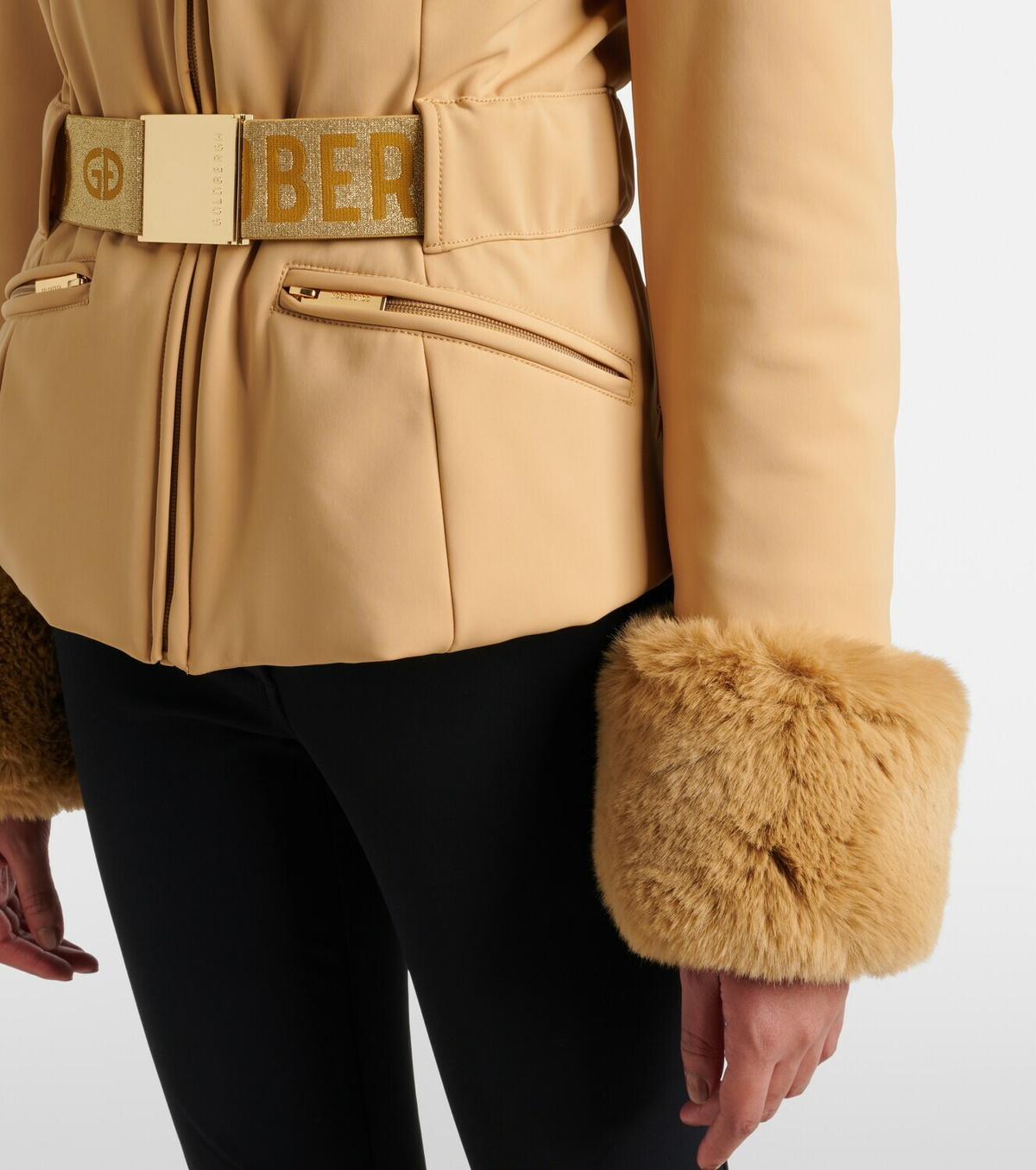 Goldbergh Prezioso faux fur-trimmed down ski jacket