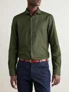 Paul Smith - Slim-Fit Cotton-Twill Shirt - Green