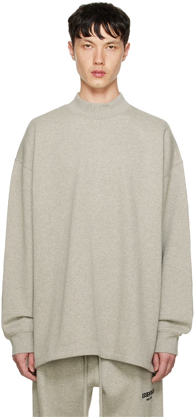 Photo: Essentials Gray Relaxed Sweatshirt