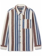 A.P.C. - Stefan Striped Recycled Cotton-Blend Overshirt - White