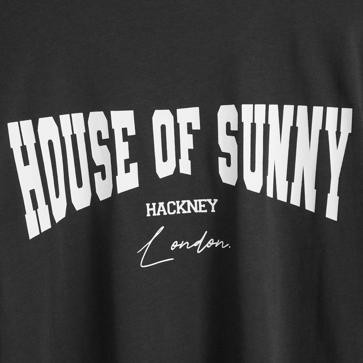House Of Sunny Women's Hackney Logo T-Shirt in Jet Black