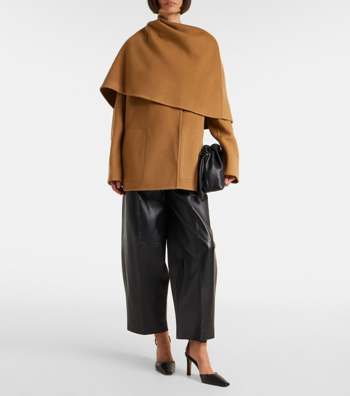 Altuzarra Dak caped wool-blend coat