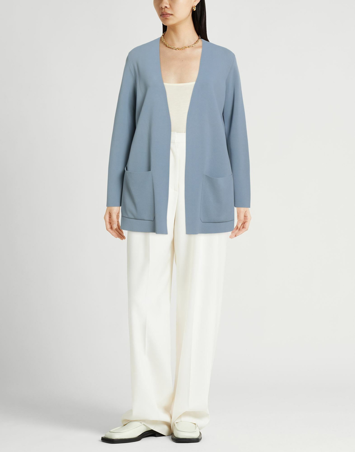 Fedeli Womens Cardigan Light in Blue