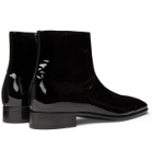 TOM FORD - Midland Patent-Leather Boots - Black