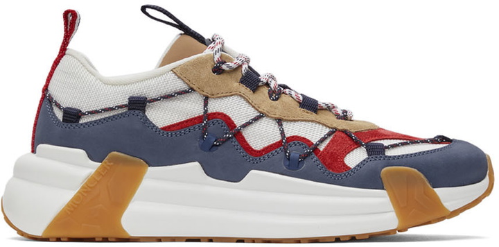 Photo: Moncler White & Navy Compassor Sneakers