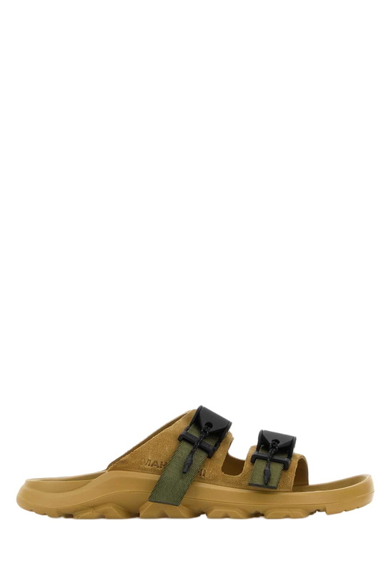 Photo: Mustard Suede Mogami Terra Tech Birkenstock X Maharishi Slippers