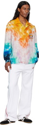 Casablanca Multicolor Surf Trip Long Sleeve Silk Shirt