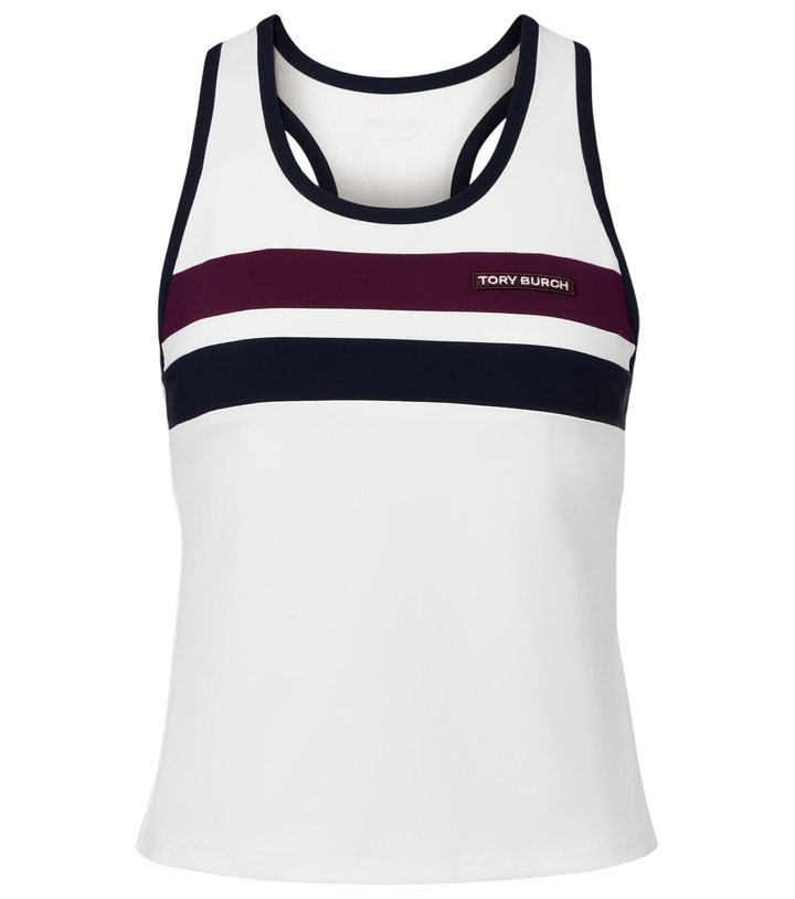 Photo: Tory Burch Striped jersey tank top
