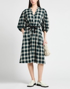 Maje Womens Midi dress Emerald in Green