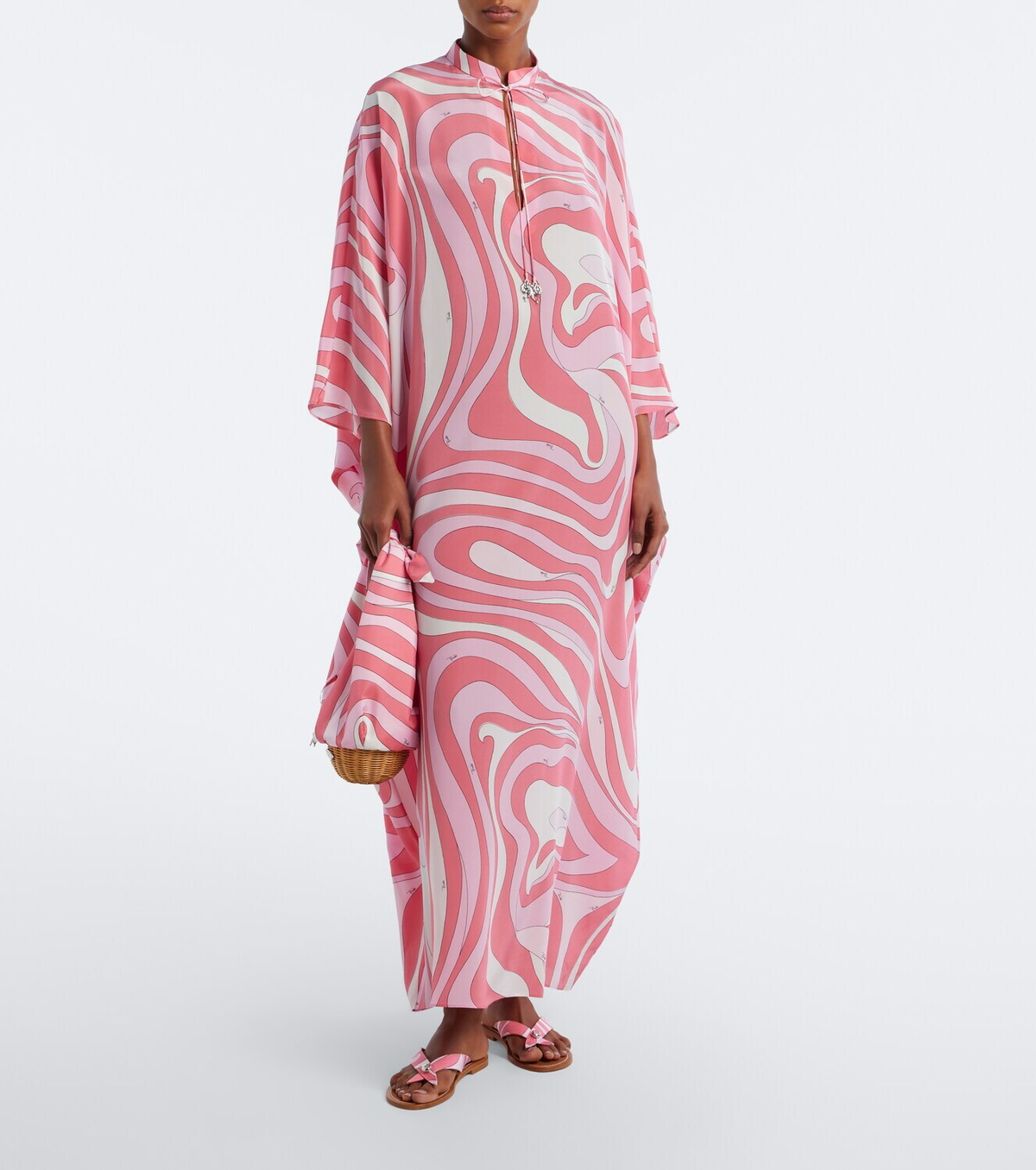 Pucci Marmo silk twill kaftan