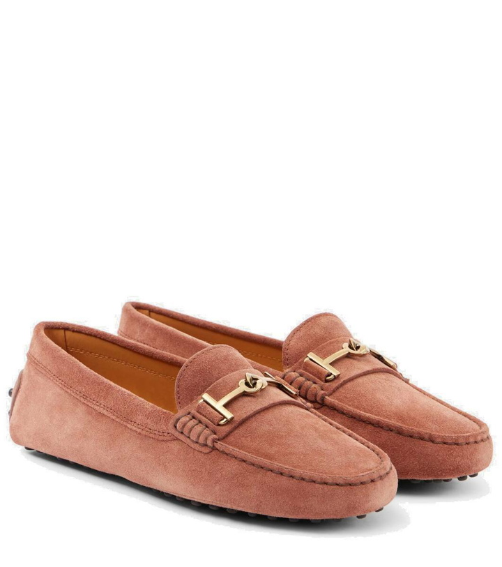 Photo: Tod's T-Ring suede loafers