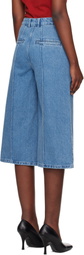 REMAIN Birger Christensen Blue Culotte Jeans