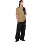 Simone Rocha Khaki Ruffle Rosette Boxy T-shirt