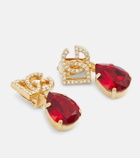 Dolce&Gabbana DG crystal clip-on earrings