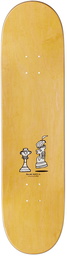 Polar Skate Co. White Dane Brady Checkmate Skateboard Deck