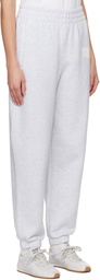 alexanderwang.t Gray Puff Logo Sweatpants