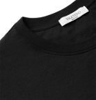 VALENTINO - Logo-Print Cotton-Jersey T-Shirt - Black