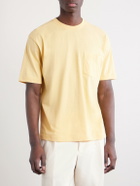 Beams Plus - Embroidered Cotton Polo Shirt - Yellow