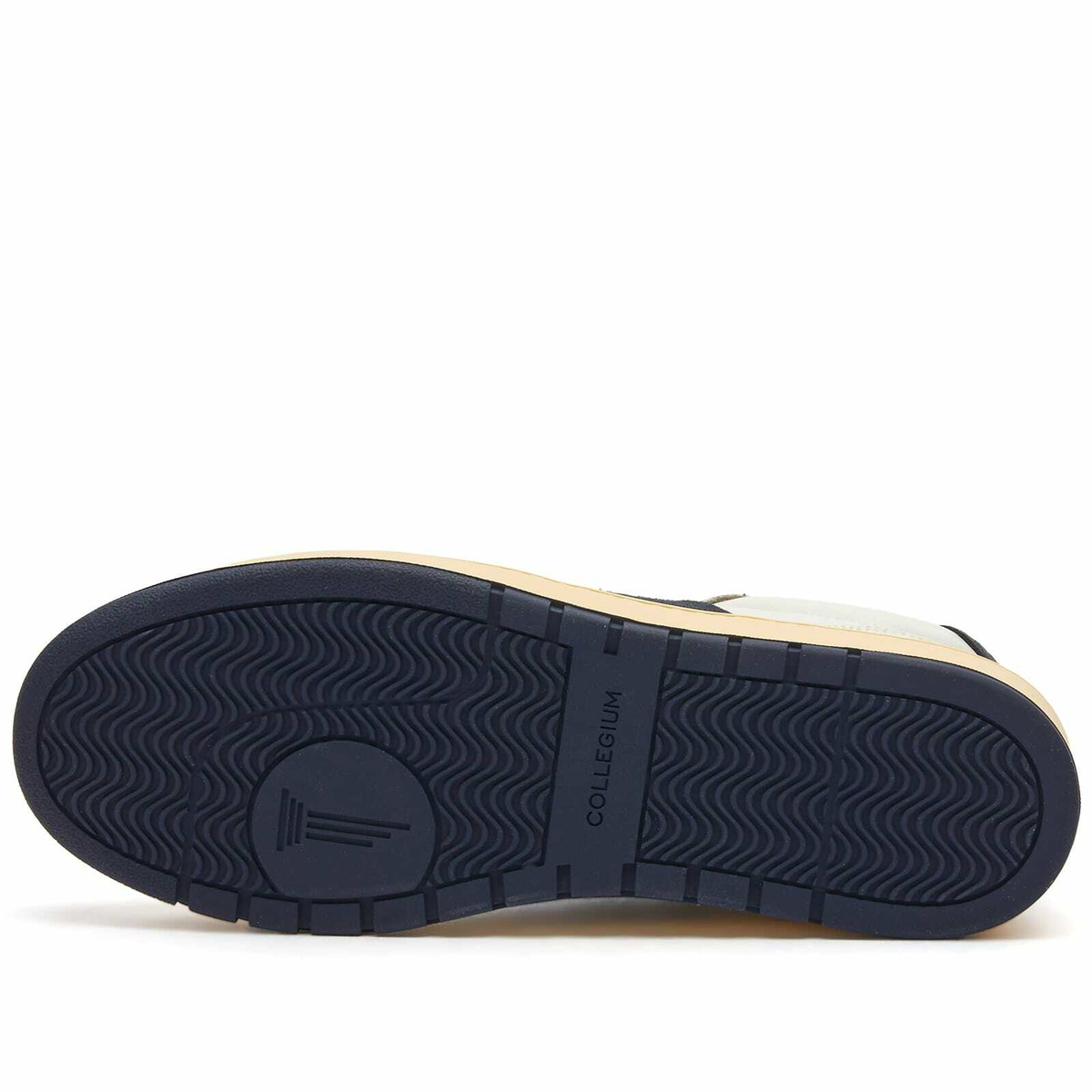 Collegium Men's Pillar Destroyer Low Sneakers in Off-White/Navy
