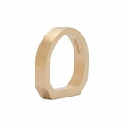 Miansai Men's Hex Plated Ring in Gold