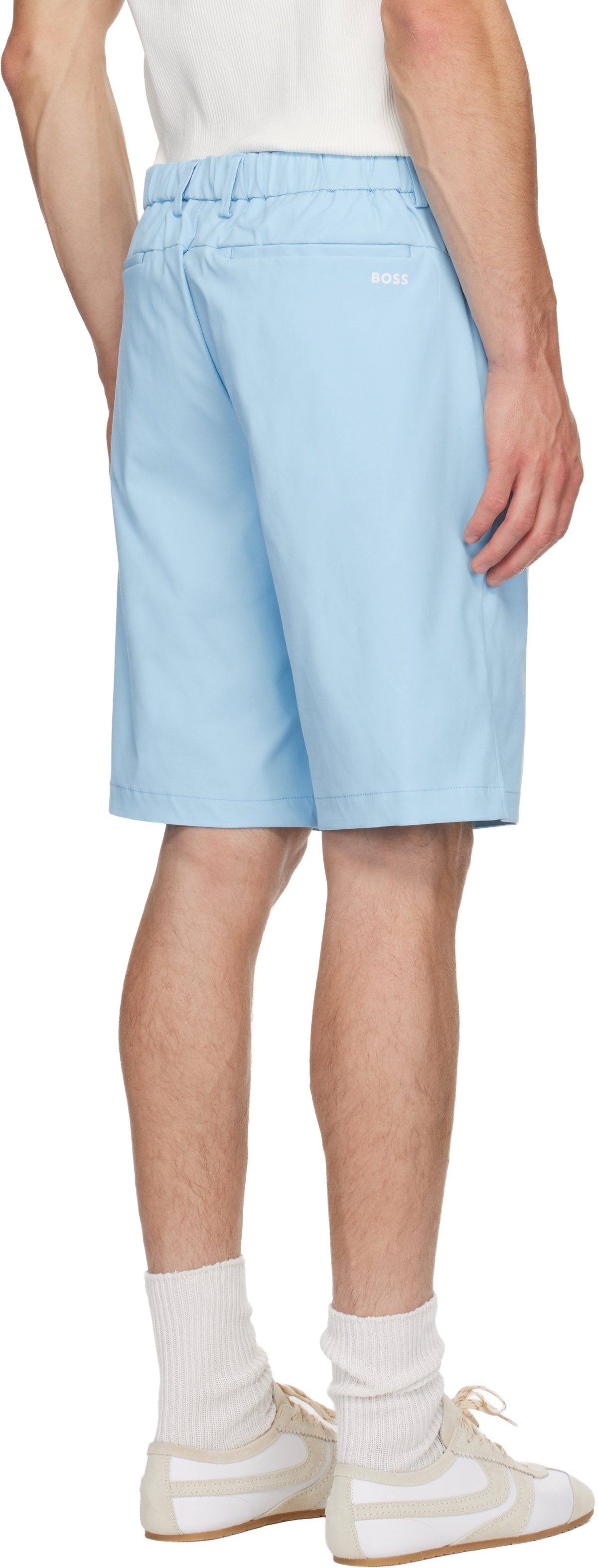 BOSS Blue Water-Repellent Shorts