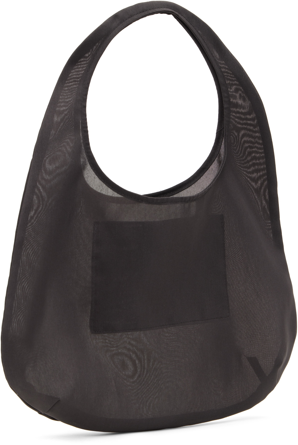 AMOMENTO Gray Sheer Tote