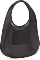 AMOMENTO Gray Sheer Tote