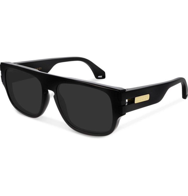 Photo: Gucci - Square-Frame Acetate Sunglasses - Black