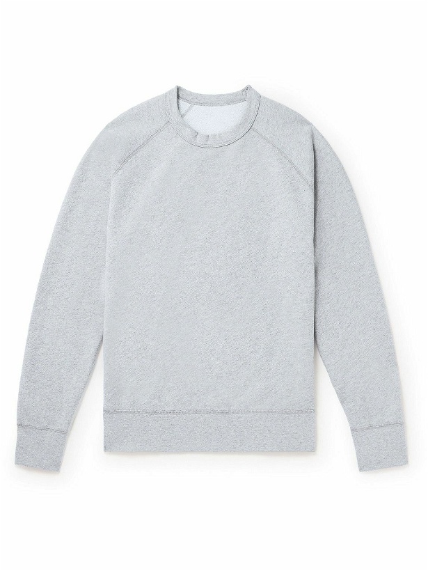 Photo: Save Khaki United - Garment-Dyed Cotton-Jersey Sweatshirt - Gray