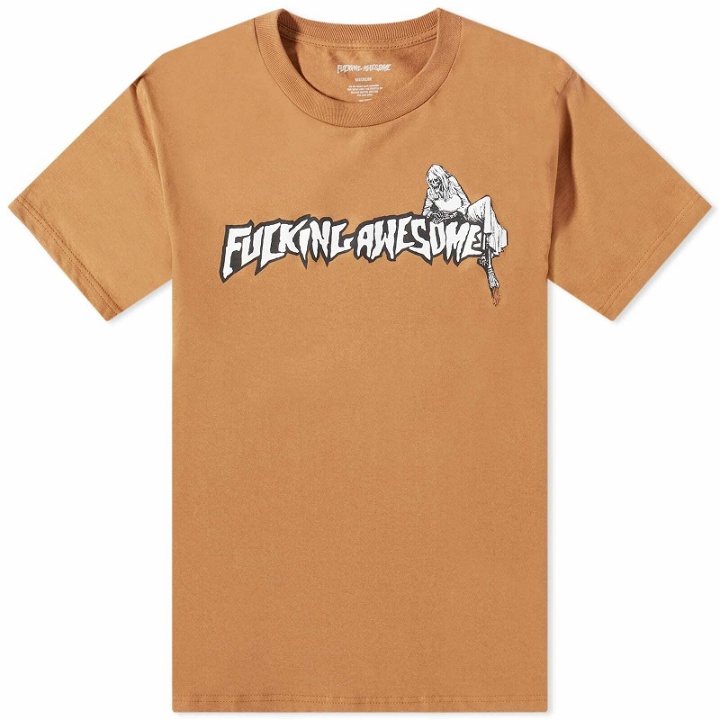 Photo: Fucking Awesome Men's Muerte T-Shirt in Brown Sugar