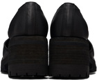 Guidi Black Soft Horse Mary Jane Loafers