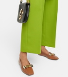 Gucci - Interlocking G leather ballet flats