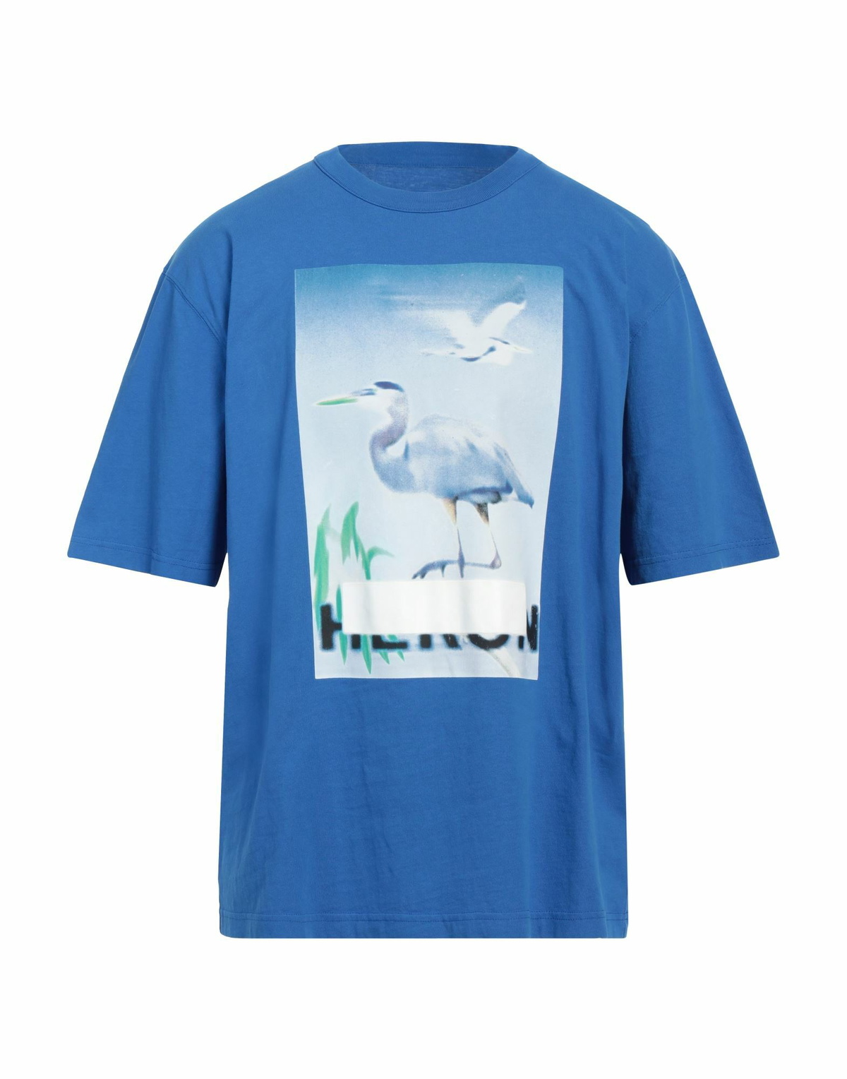 Heron Preston Mens T-shirt Bright in Blue