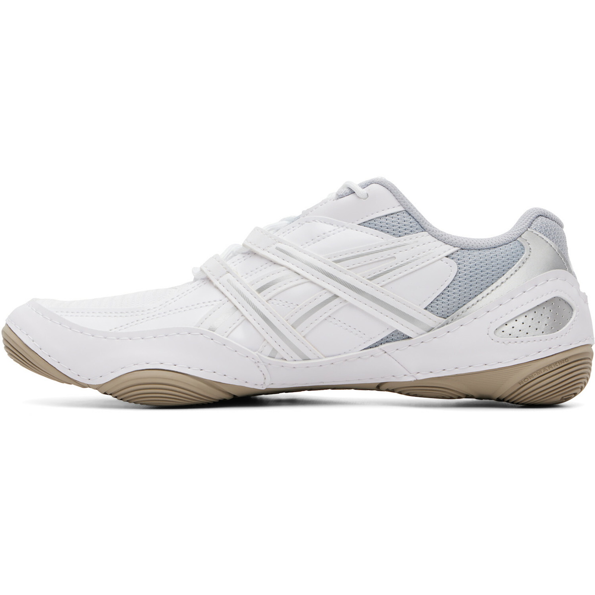 ASICS White & Gray Hypersync Sneakers