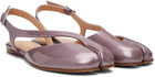 Maison Margiela Purple Tabi Slingback Sandals